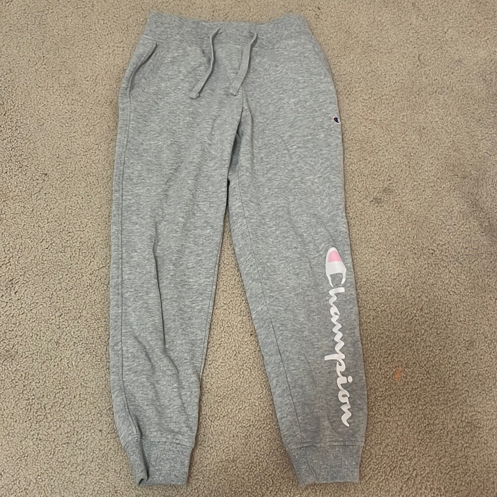 Light Grey Champion Sweatpants for kids